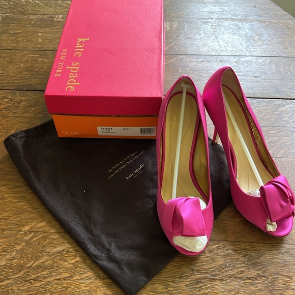 Authentic Kate Spade Clarice Hot Pink Sz 10 - Picture 9 of 9